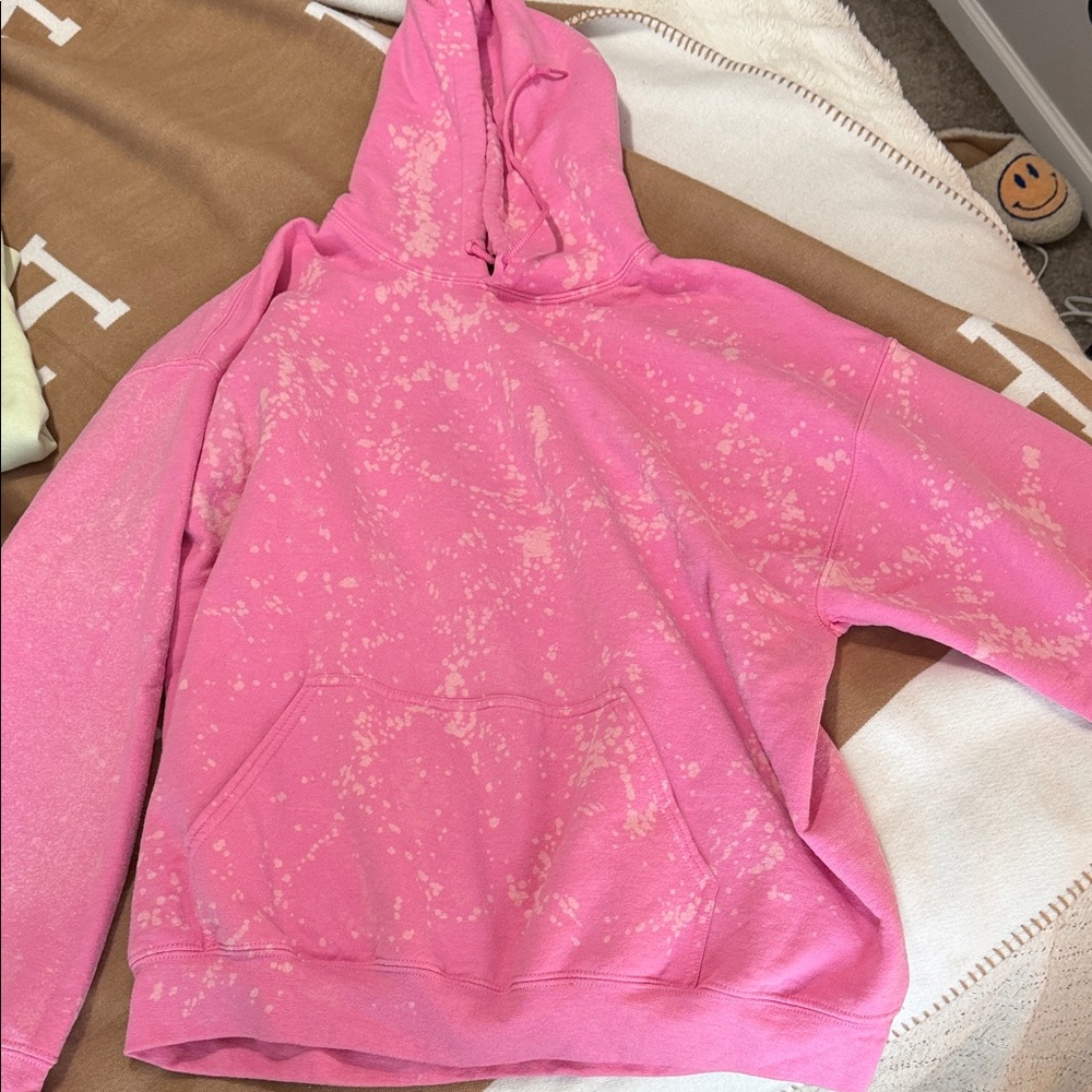 Pink Splatter Hoodie